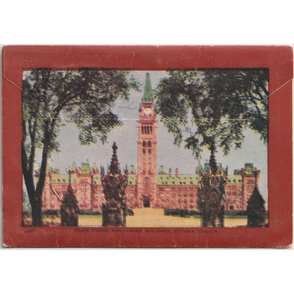 Ottawa Ontario Canada Souvenir Mailer Postcard Color Panoramic Tour Guide Map - Picture 2 of 2